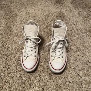 White high top converse